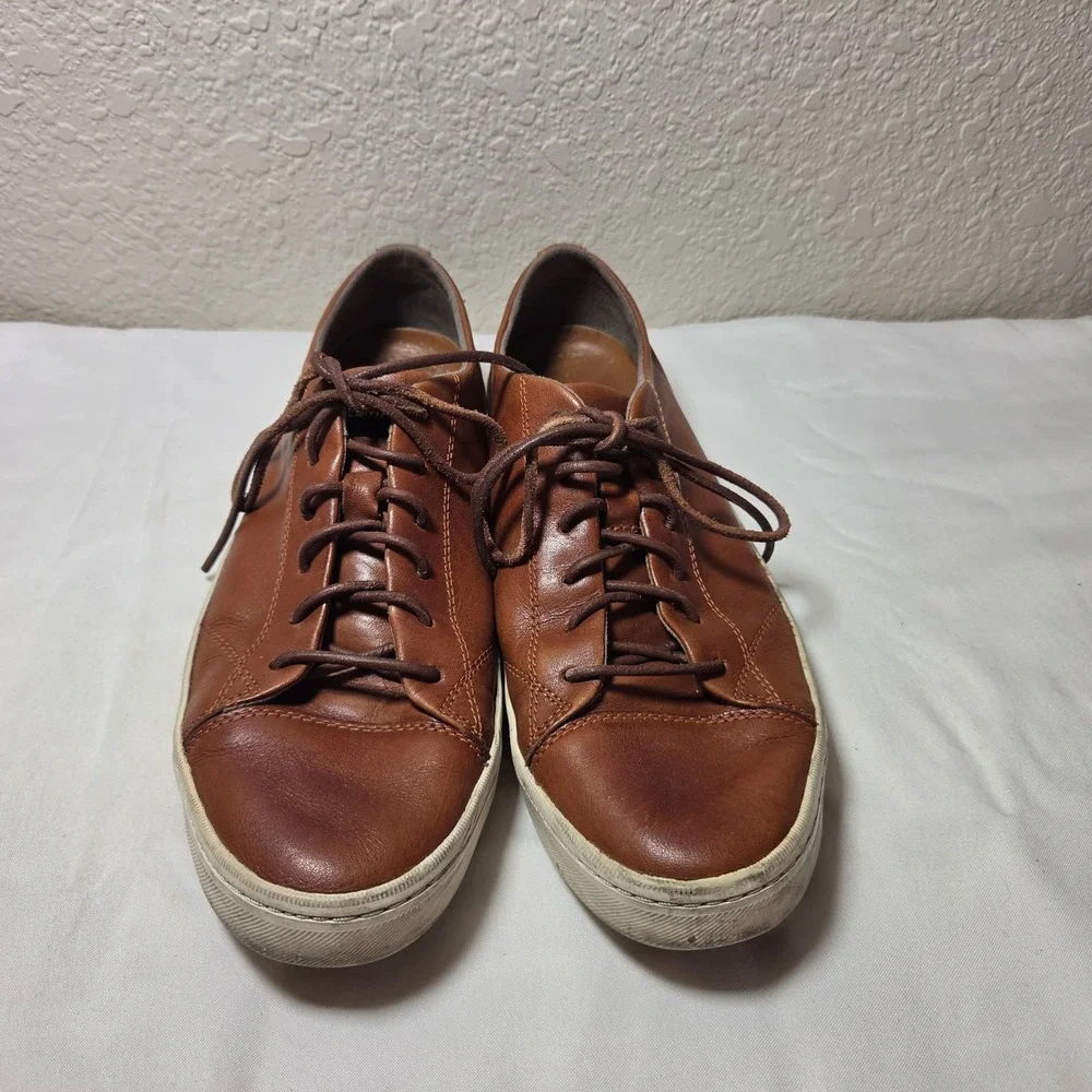 Cole Haan Mens Grand Crosscourt II British Tan Leather Sneakers C22887 Size 7.5M